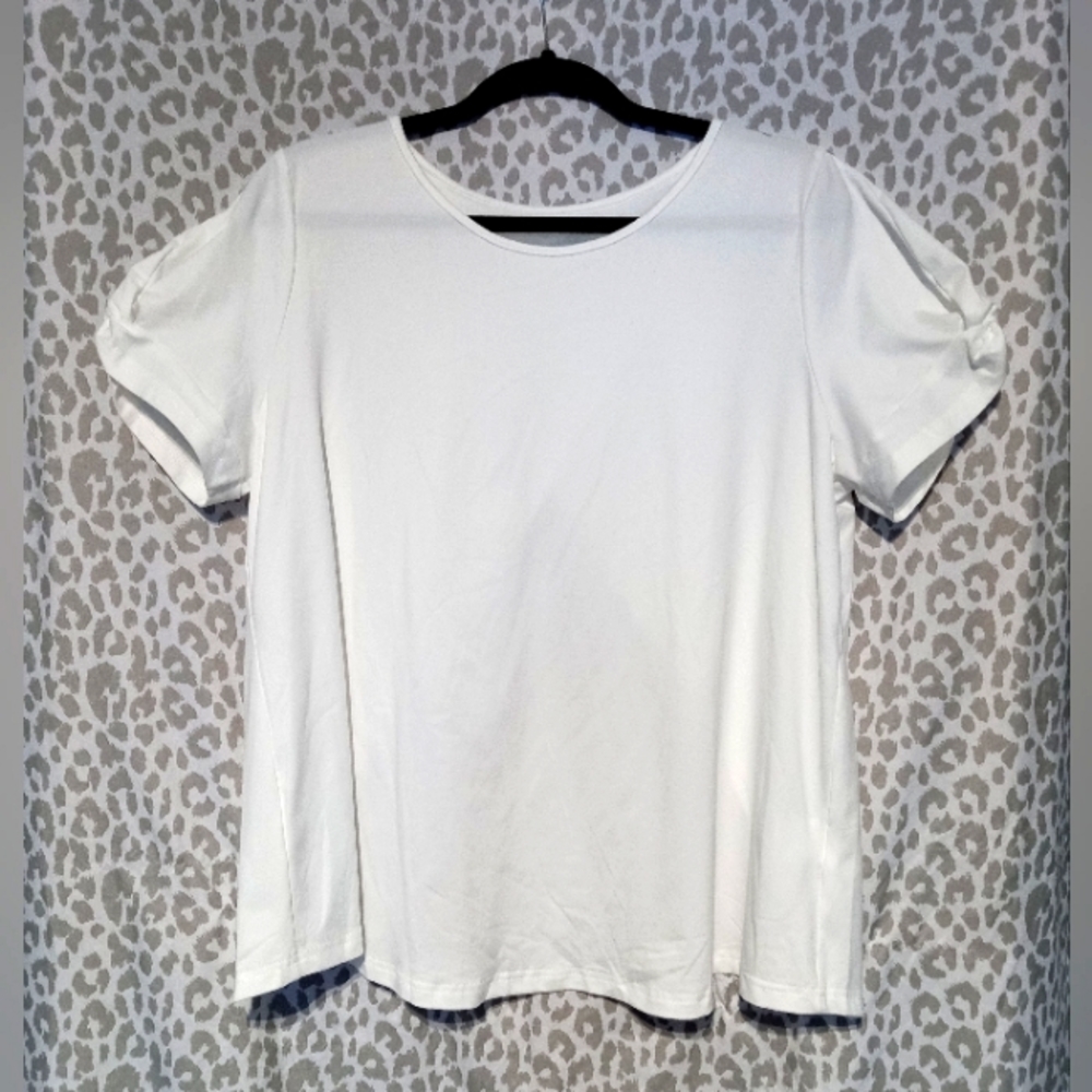SHEIN CURVE Open Back Tee